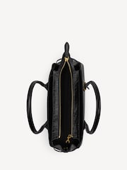 COACH Black Glazed Leather Empire Carryall Bag - Image 6 of 8