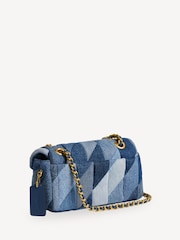 COACH Blue Quilted Leather Tabby Bag 20 - Image 4 of 6