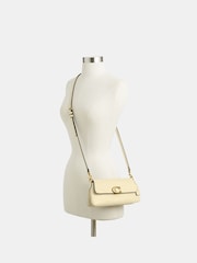 COACH Cream Refined Calf Leather Jet Shoulder Bag - Image 10 of 10