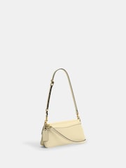 COACH Cream Refined Calf Leather Jet Shoulder Bag - Image 6 of 10