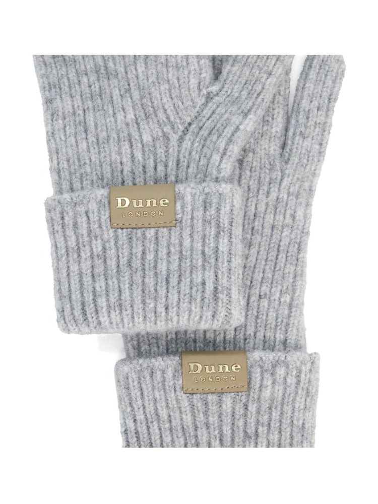 Dune London Grey Indulge Premium Mix Gloves - Image 2 of 3 Dune London Grey Indulge Premium Mix Gloves - Image 2 of 3