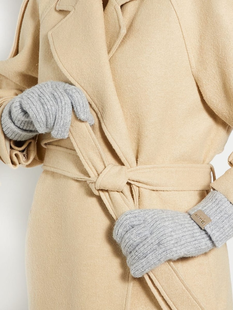Dune London Grey Indulge Premium Mix Gloves - Image 3 of 3 Dune London Grey Indulge Premium Mix Gloves - Image 3 of 3