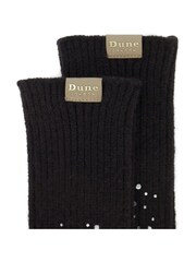 Dune London Black Interest Diamante Fingerless Gloves - Image 2 of 2