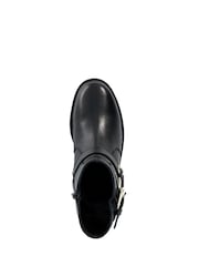Dune London Panos Low Buckle Chunky Biker Boots - Image 5 of 6