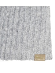 Dune London Grey Follow Premium Blend Winter Beanie - Image 3 of 4