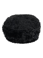 Dune London Black Fabby Baker Boy Cap - Image 3 of 4