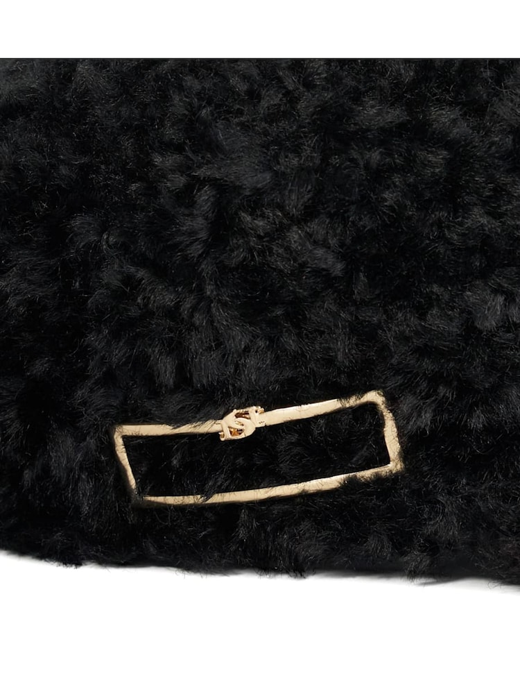 Dune London Black Fabby Baker Boy Cap - Image 4 of 4