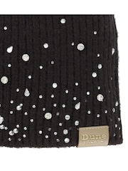 Dune London Black Funky Diamante Beanie - Image 3 of 7