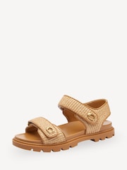 COACH Natural Straw Sandals - Image 3 of 6