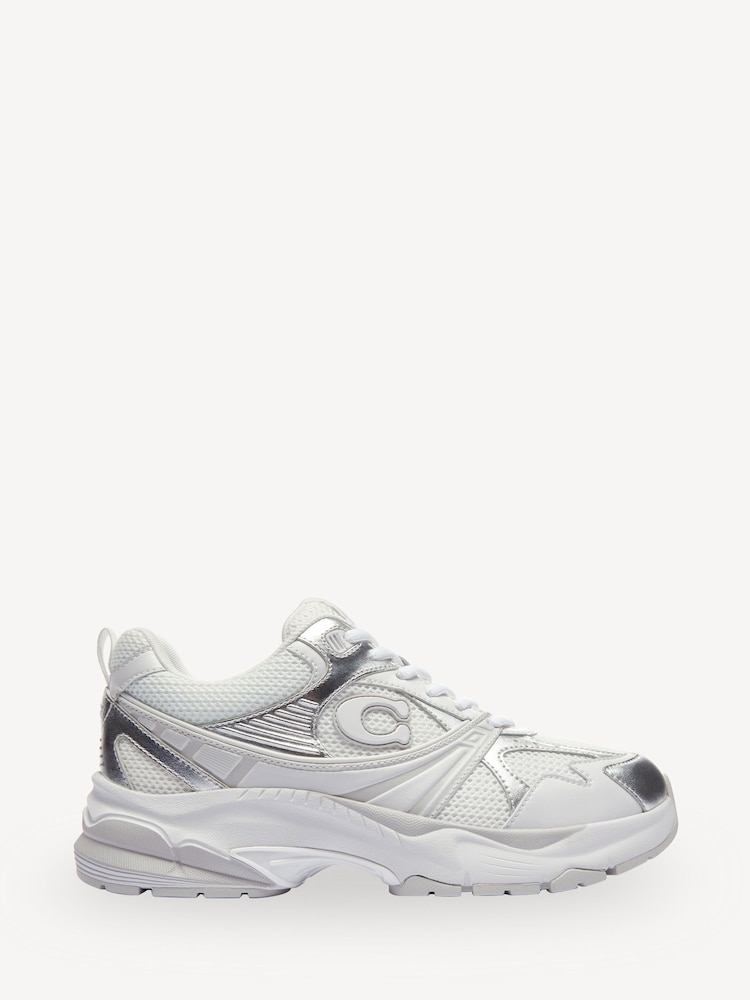 COACH Grey Mesh Sneakers - Image 1 of 7