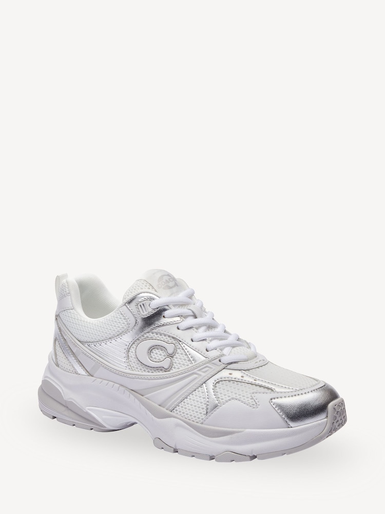 COACH Grey Mesh Sneakers - Image 2 of 7