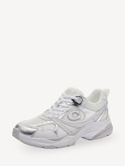 COACH Grey Mesh Sneakers - Image 3 of 7