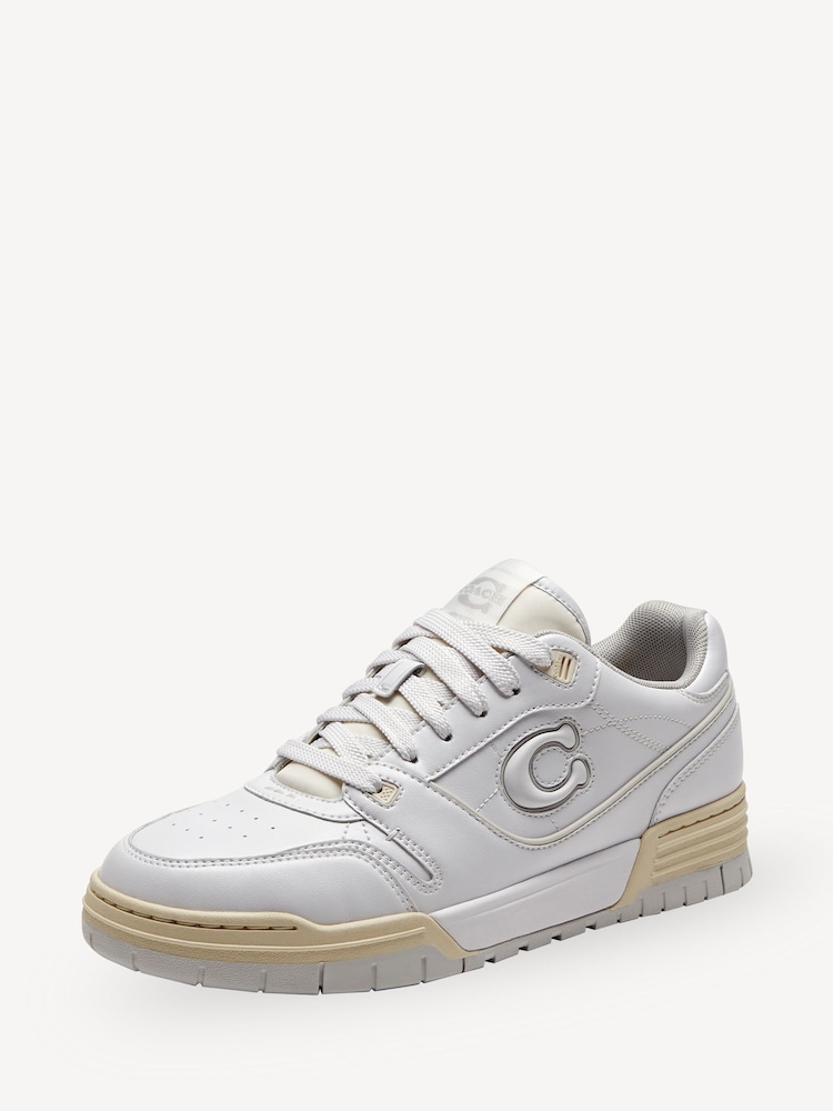 COACH White Soho Sneakers - Image 3 of 7