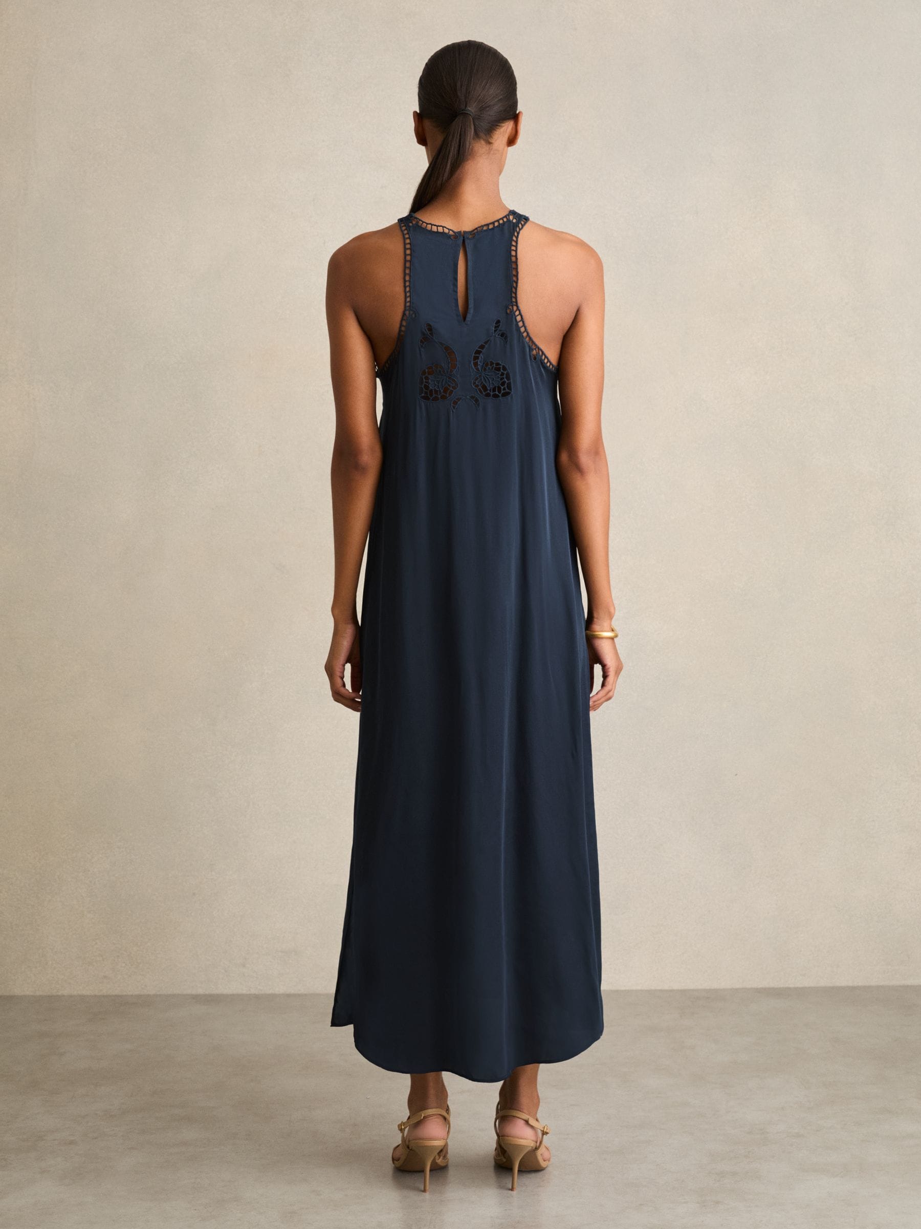 【海外限定】REISSドレス☆Joy Satin Cut-Out Slip Dress in Nav Buy Reiss Navy Joy Satin Cut-Out Slip Dress from Next Canada