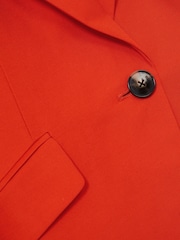 Naranja - Reiss Raine Single Breasted Suit Jacket With Linen - Imagen 7 de 7