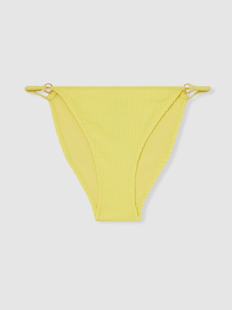 Reiss Wynee Bikiniunterteil in Crinkle-Optik - Image 2 of 5