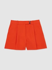 Reiss Orange Raine Tailored Shorts With Linen - Image 2 of 7