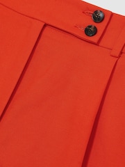 Reiss Orange Raine Tailored Shorts With Linen - Image 7 of 7