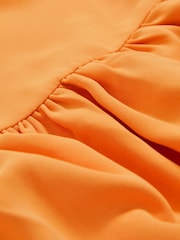 Reiss Orange Railey 4-9 yrs One-Shoulder Tiered Dress - Image 4 of 4