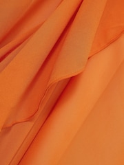 Reiss Orange Eden Ruffle Detail Maxi Dress - Image 6 of 6