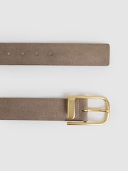 Reiss Grey Iyla Suede Half Keeper Belt - Image 3 of 4