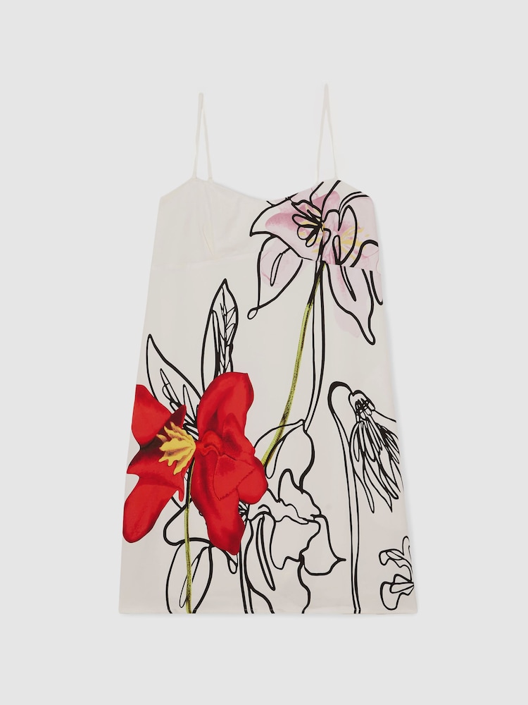 Reiss Marli Reiss | NYBG Floral-Print Mini Dress - Imagen 2 de 5 Reiss Marli Reiss | NYBG Floral-Print Mini Dress - Imagen 2 de 5