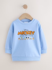 Blue Mickey Mouse Crew Sweatshirt (3mths-8yrs) - Image 1 of 4
