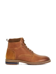 Dune London Brown Colton Casual Lace Up Boots - Image 2 of 5