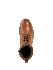 Dune London Brown Colton Casual Lace Up Boots - Image 4 of 5