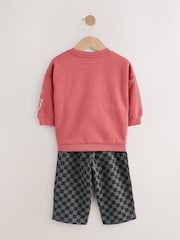 carvão vermelho - Conjunto de moletom e calça de moletom Cars Crew (9meses -8anos) - Imagem 7 de 10