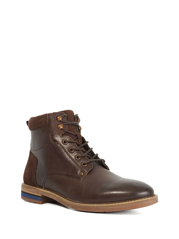 Dune London Brown Colton Casual Lace-Up Boots - Image 2 of 5