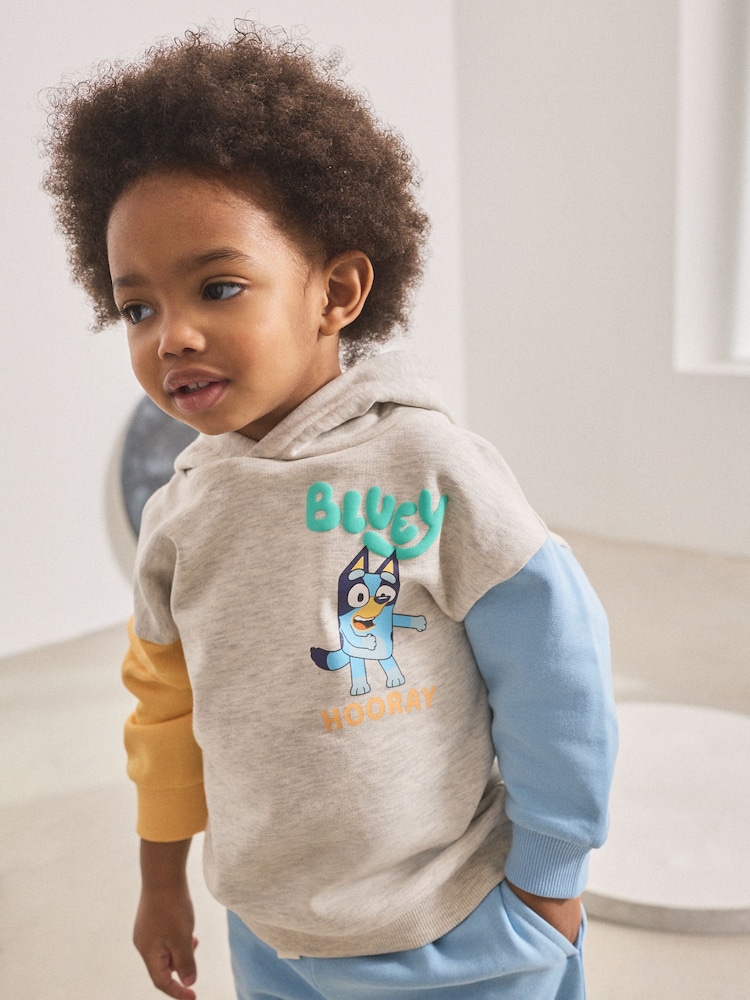 Ecru Marl Bluey Hoodie and Joggers Set (12mths-8yrs) - Image 3 of 3