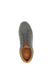 Dune London Light Grey Wide Fit Tezzy Perf Entry Trainers - Image 5 of 6