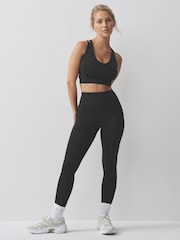 Black Active Fuller Bust Sports Bra - Image 4 of 10