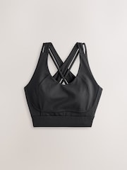 Black Active Fuller Bust Sports Bra - Image 8 of 10