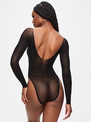 Ann Summers Black Kallie Diamante Corset Style Body - Image 2 of 4