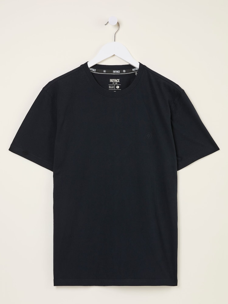 FatFace Lulworth Black T-Shirt - Image 6 of 6