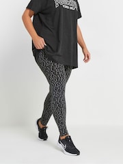 Yours Curve Abstract Animal Print Leggings - Imagen 1 de 6