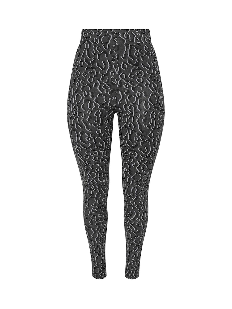 Yours Curve Abstract Animal Print Leggings - Imagen 6 de 6