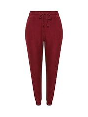 Yours Curve Burgundy Red Burgundy Soft Touch Joggers - Image 5 of 5