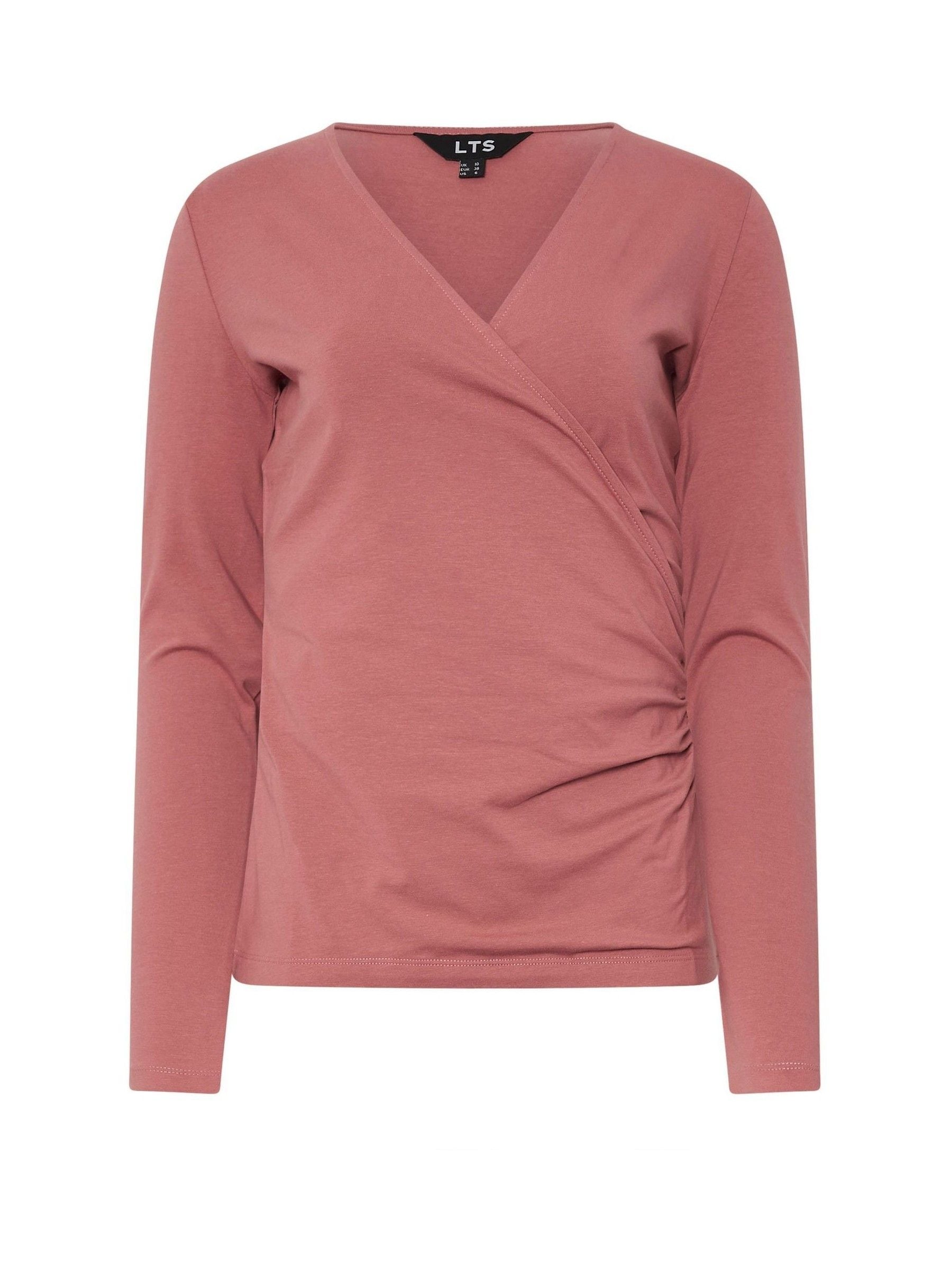 Buy Long Tall Sally Green Long Sleeve Wrap Top 2 Pack from Next USA