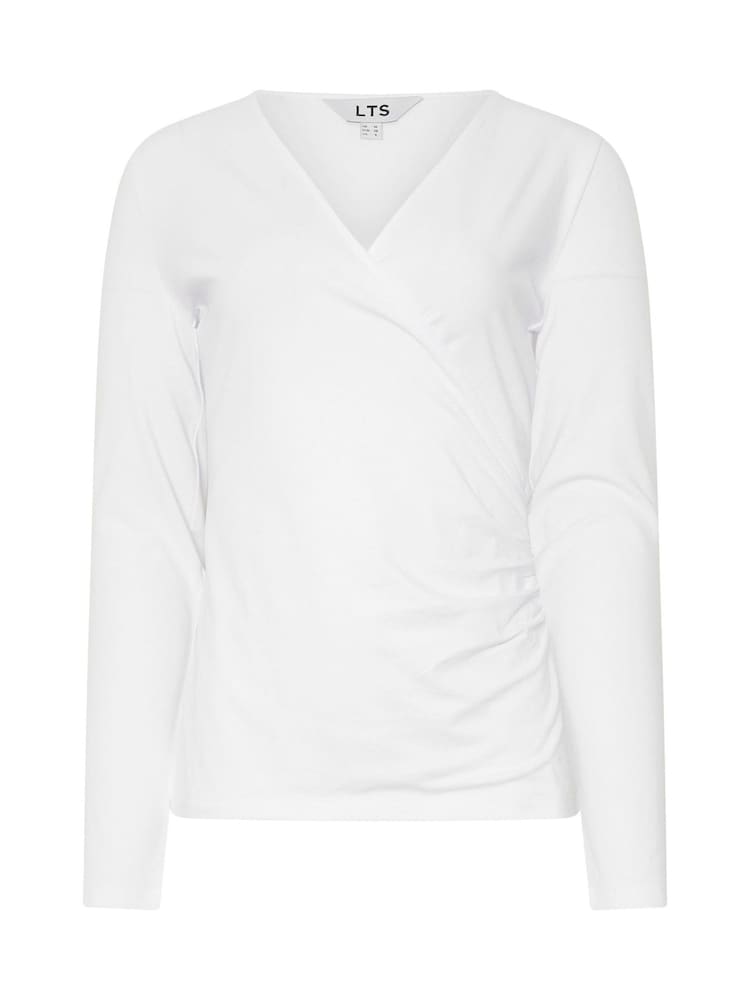Long Tall Sally Red Long Sleeve Wrap Top 2 Pack - Image 2 of 6