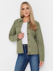 Long Tall Sally Green Denim 100% Cotton Jacket - Image 1 of 5