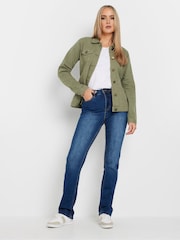 Long Tall Sally Green Denim 100% Cotton Jacket - Image 2 of 5