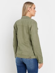 Long Tall Sally Green Denim 100% Cotton Jacket - Image 3 of 5