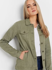 Long Tall Sally Green Denim 100% Cotton Jacket - Image 4 of 5