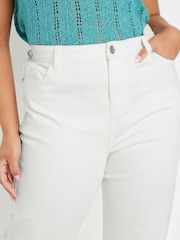 Yours Curve Wide Leg Cropped Trousers - Imagen 4 de 5