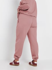 Yours Curve Pink Cuffed Joggers - Image 3 of 5