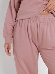 Yours Curve Pink Cuffed Joggers - Image 4 of 5