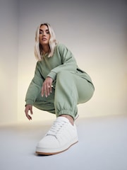 Yours Curve Green Crew Sweatshirt - Image 4 of 6